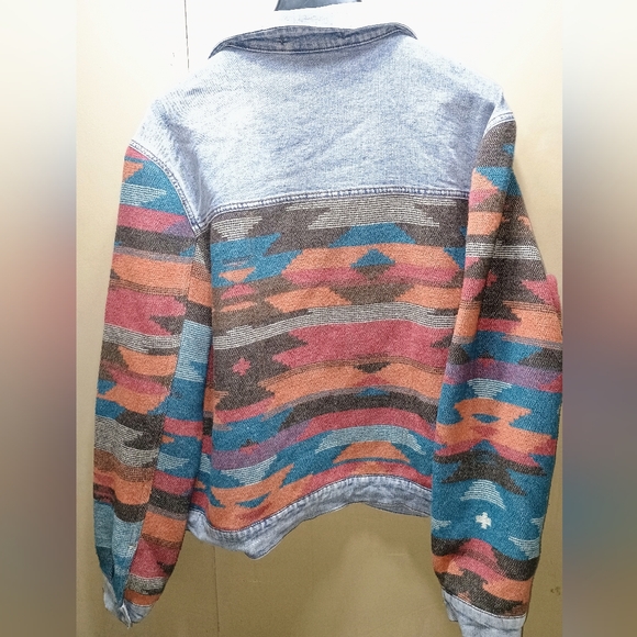 Aztec Denim Jacket - Picture 4 of 4